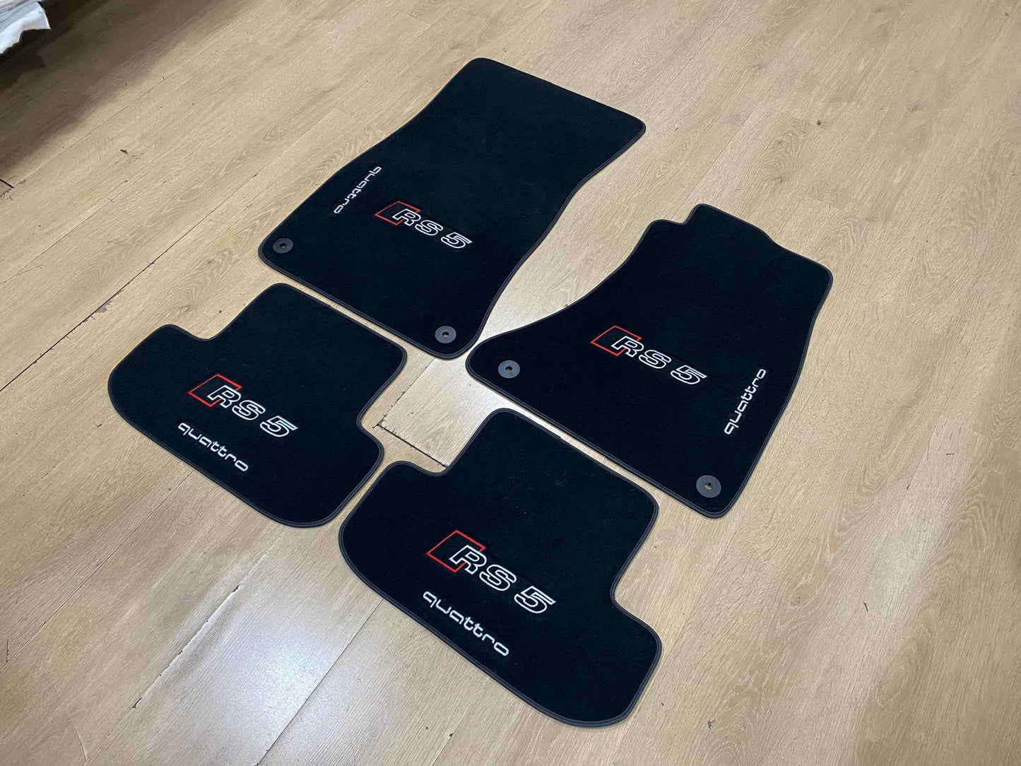 R.H.D Floor Car Mats For Audi RS5 2007-2016 Sportback , Custom Design , Custom Embroidery Logo , Custom Mat Pattern for Your Vehicle