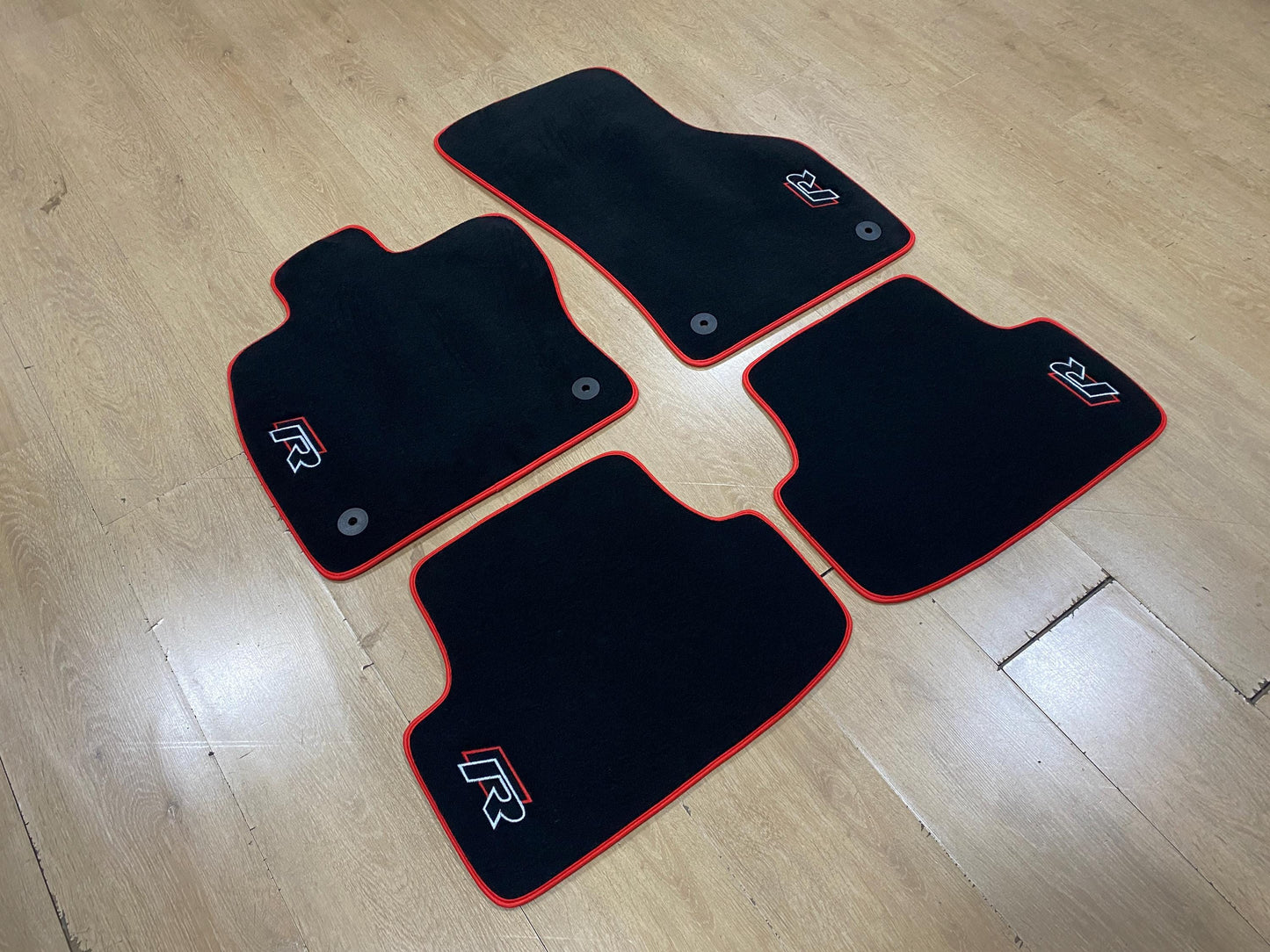Luxury Floor Car Mats For Volkswagen Golf 7 R 2013-2020 , Set of 4 , Made to Order