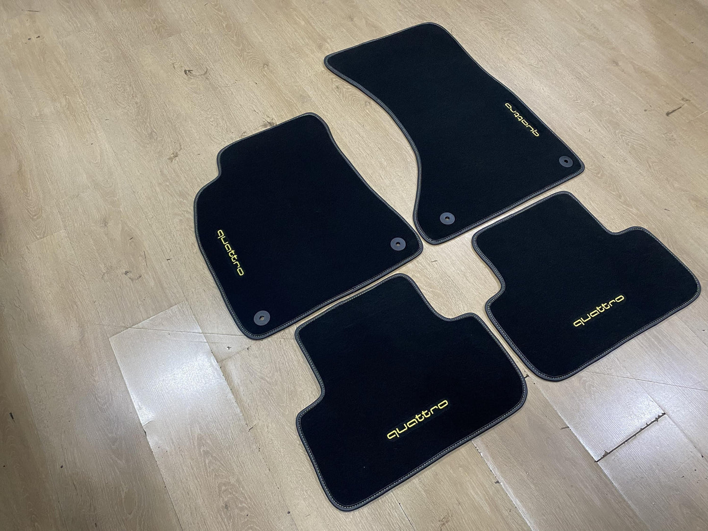 Floor Car Mats For Audi A4 2008-2015 B8 Quattro , Custom Design , Custom Embroidery Logo , Custom Mat Pattern for Your Vehicle