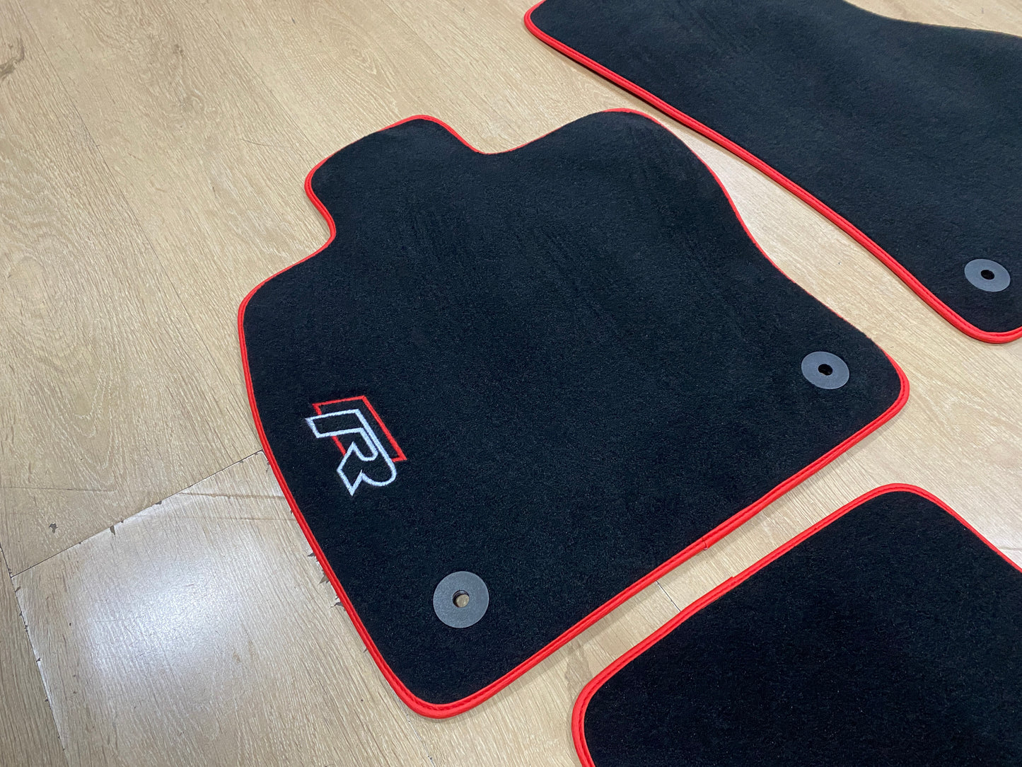 Floor Car Mats For Volkswagen Golf 7 R 2013-2020 , Custom Design , Custom Embroidery Logo , Custom Mat Pattern for Your Vehicle