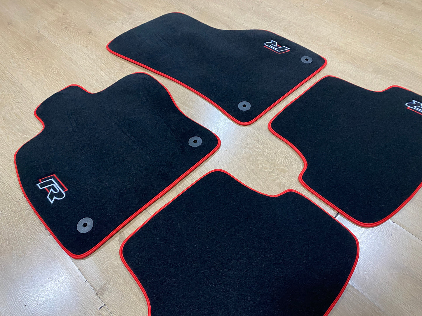 Floor Car Mats For Volkswagen Golf 7 R 2013-2020 , Custom Design , Custom Embroidery Logo , Custom Mat Pattern for Your Vehicle