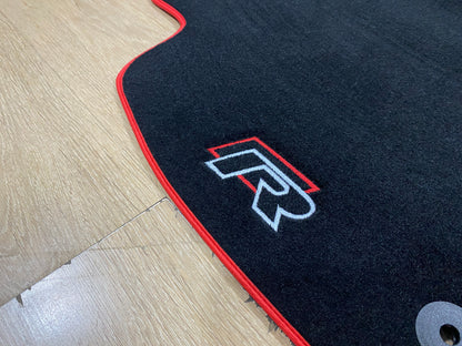 Floor Car Mats For Volkswagen Golf 7 R 2013-2020 , Custom Design , Custom Embroidery Logo , Custom Mat Pattern for Your Vehicle