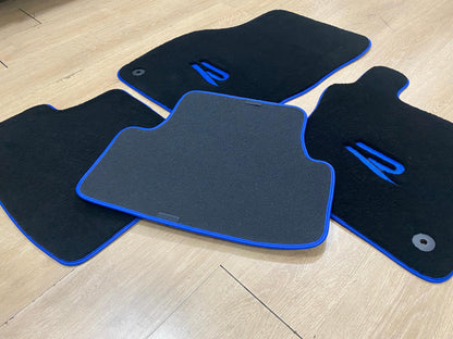 Luxury Floor Car Mats for Volkswagen Golf 8 R 2021 - 2024 RHD , Set of 4 , Made to Order