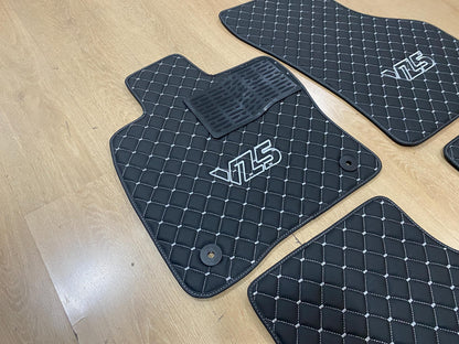 Luxury Leather Car Mats for Cupra Formentor 2020 - 2025 VZ5 Logo  , Set of 4 , Made to Order