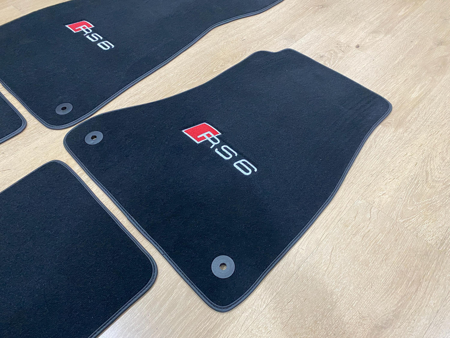 R.H.D Floor Car Mats For Audi RS6 2011-2018 C7 , Custom Design , Custom Embroidery Logo , Custom Mat Pattern for Your Vehicle