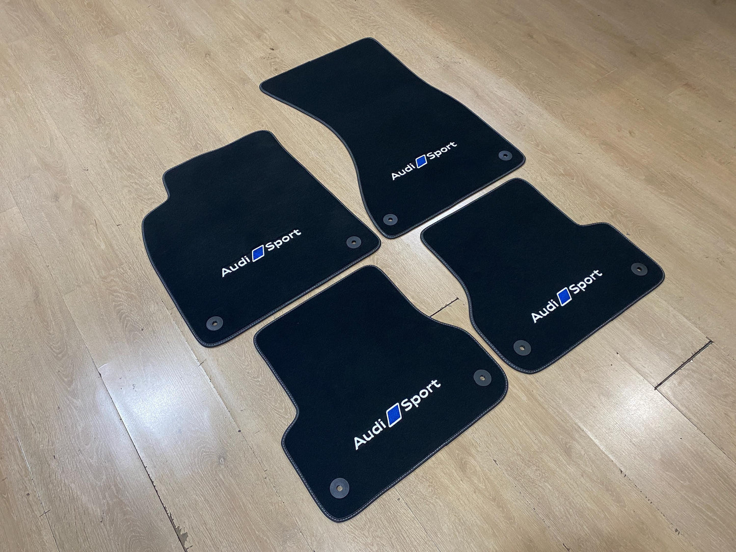 Floor Car Mats For Audi A6 2011-2018 C7 Audi Sport Logo, Custom Design , Custom Embroidery Logo , Custom Mat Pattern for Your Vehicle