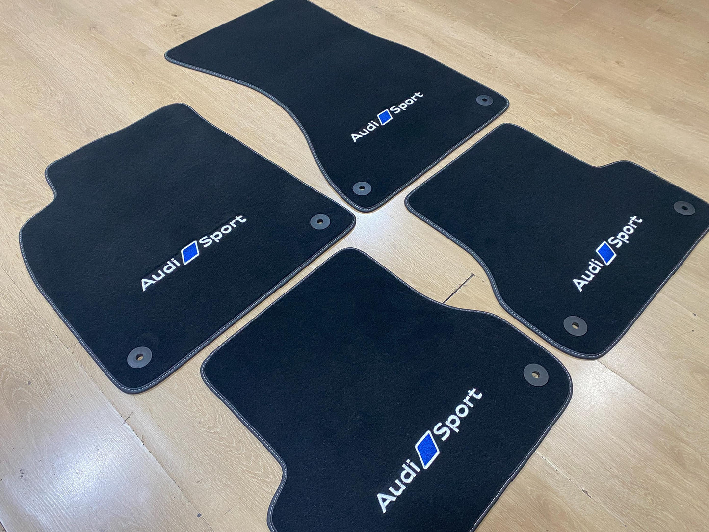 Floor Car Mats For Audi A6 2011-2018 C7 Audi Sport Logo, Custom Design , Custom Embroidery Logo , Custom Mat Pattern for Your Vehicle