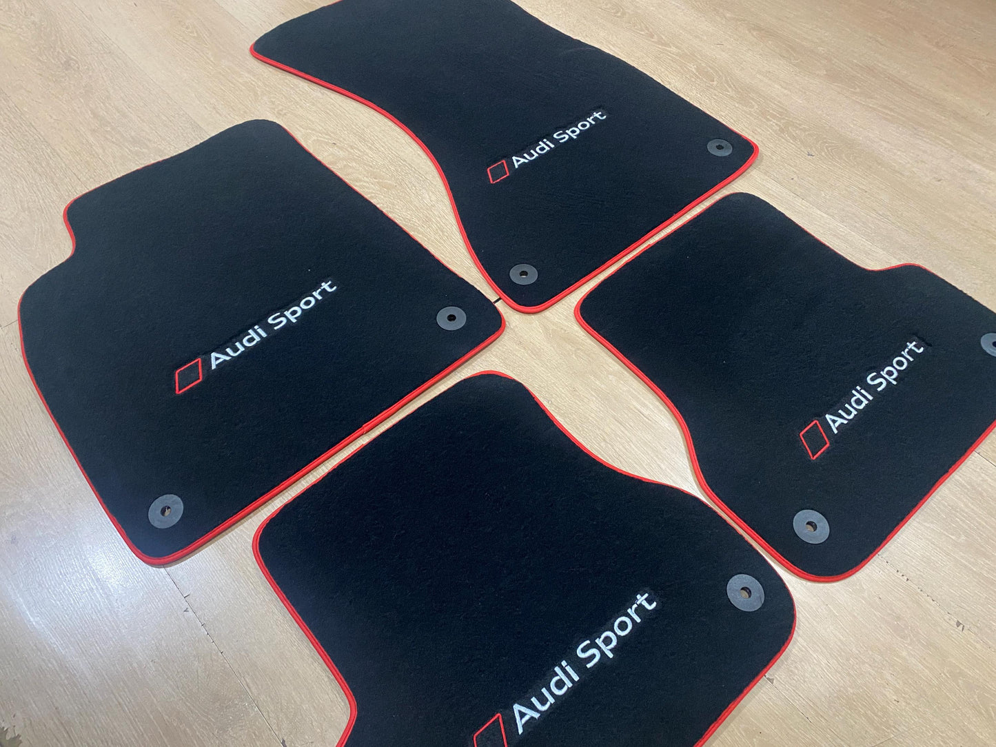 Floor Car Mats For Audi A7 2011-2018 C7 Audi Sport Logo , Custom Design , Custom Embroidery Logo , Custom Mat Pattern for Your Vehicle
