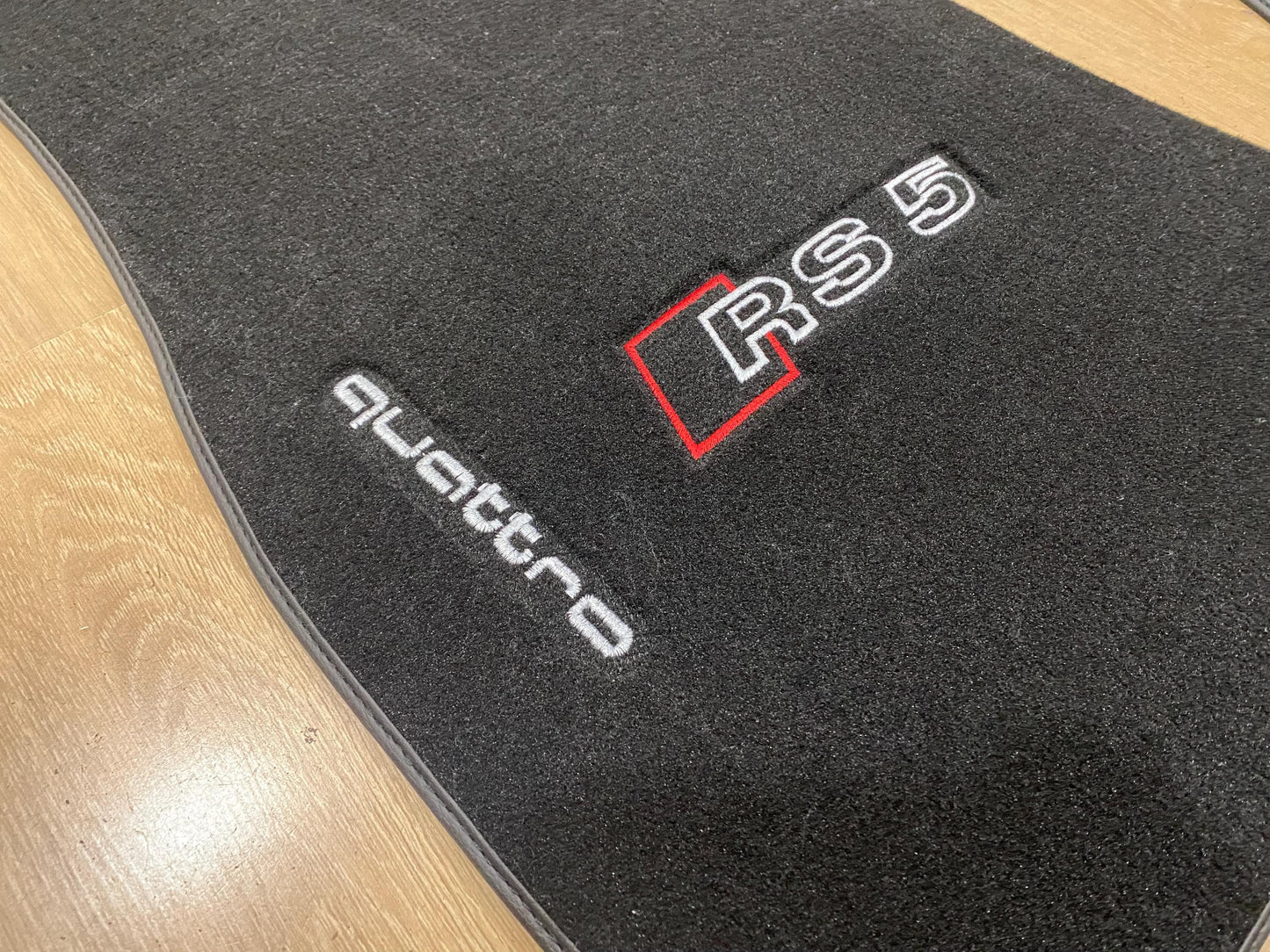 R.H.D Floor Car Mats For Audi RS5 2007-2016 Sportback , Custom Design , Custom Embroidery Logo , Custom Mat Pattern for Your Vehicle