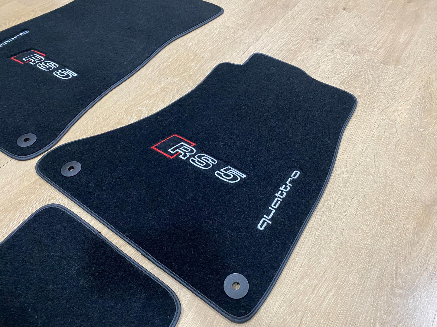 R.H.D Floor Car Mats For Audi RS5 2007-2016 Sportback , Custom Design , Custom Embroidery Logo , Custom Mat Pattern for Your Vehicle