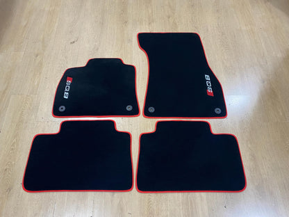 Floor Car Mats For Audi Q8 E-Tron 2023-2026 , Custom Design , Custom Embroidery Logo , Custom Mat Pattern for Your Vehicle