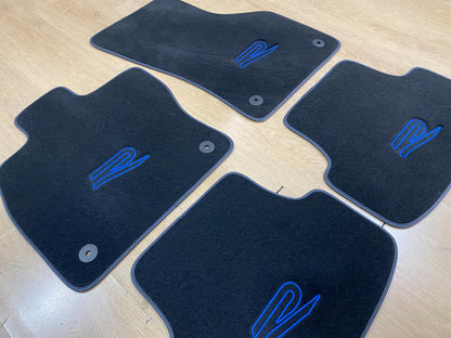 Floor Car Mats For Volkswagen Golf 8 R 2021-2025 , Custom Design , Custom Embroidery Logo , Custom Mat Pattern for Your Vehicle