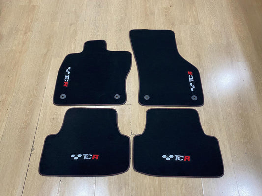 Luxury Floor Car Mats For Volkswagen Golf 7 GTI TCR 2013-2020 , Set of 4 , Made to Order