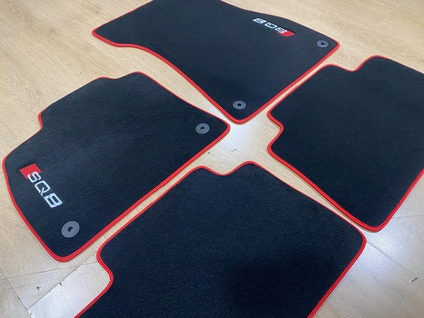 Floor Car Mats For Audi Q8 E-Tron 2023-2026 , Custom Design , Custom Embroidery Logo , Custom Mat Pattern for Your Vehicle