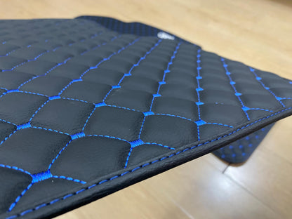 Leather Car Mats For Audi Q8 2022-2025 , Custom Design , Custom Embroidery Logo , Custom Mat Pattern for Your Vehicle