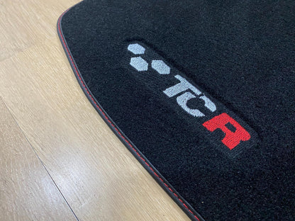 Luxury Floor Car Mats For Volkswagen Golf 7 GTI TCR 2013-2020 , Set of 4 , Made to Order
