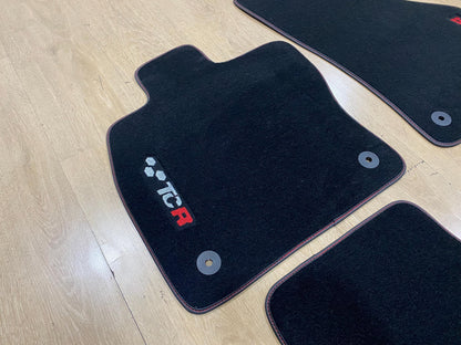 Luxury Floor Car Mats For Volkswagen Golf 7 GTI TCR 2013-2020 , Set of 4 , Made to Order