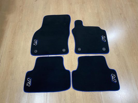 R.H.D Lüks Paspas Volkswagen Golf 7 R 2013-2020 için, 4'lü Set, Sipariş Üzerine Üretim
