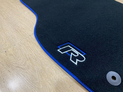 R.H.D Luxury Floor Car Mats For Volkswagen Golf 7 R 2013-2020 , Set of 4 , Made to Order