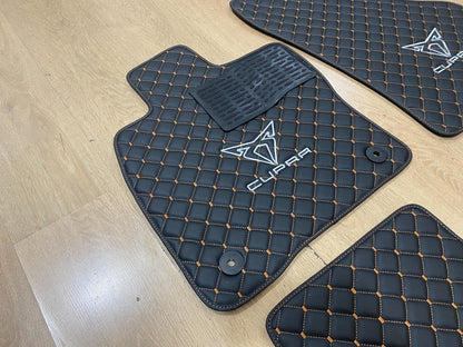 Luxury Leather Car Mats for Cupra Ateca 2016-2025 , Set of 4 , Made to Order