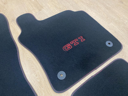 R.H.D Luxury Floor Car Mats For Volkswagen Golf 8.5 GTI 2021-2025 , Set of 4 , Made to Order