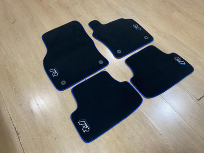 R.H.D Luxury Floor Car Mats For Volkswagen Golf 7 R 2013-2020 , Set of 4 , Made to Order