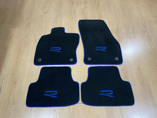 Luxury Floor Car Mats for Volkswagen T-Roc 2016-2024 RHD , Set of 4 , Made to Order