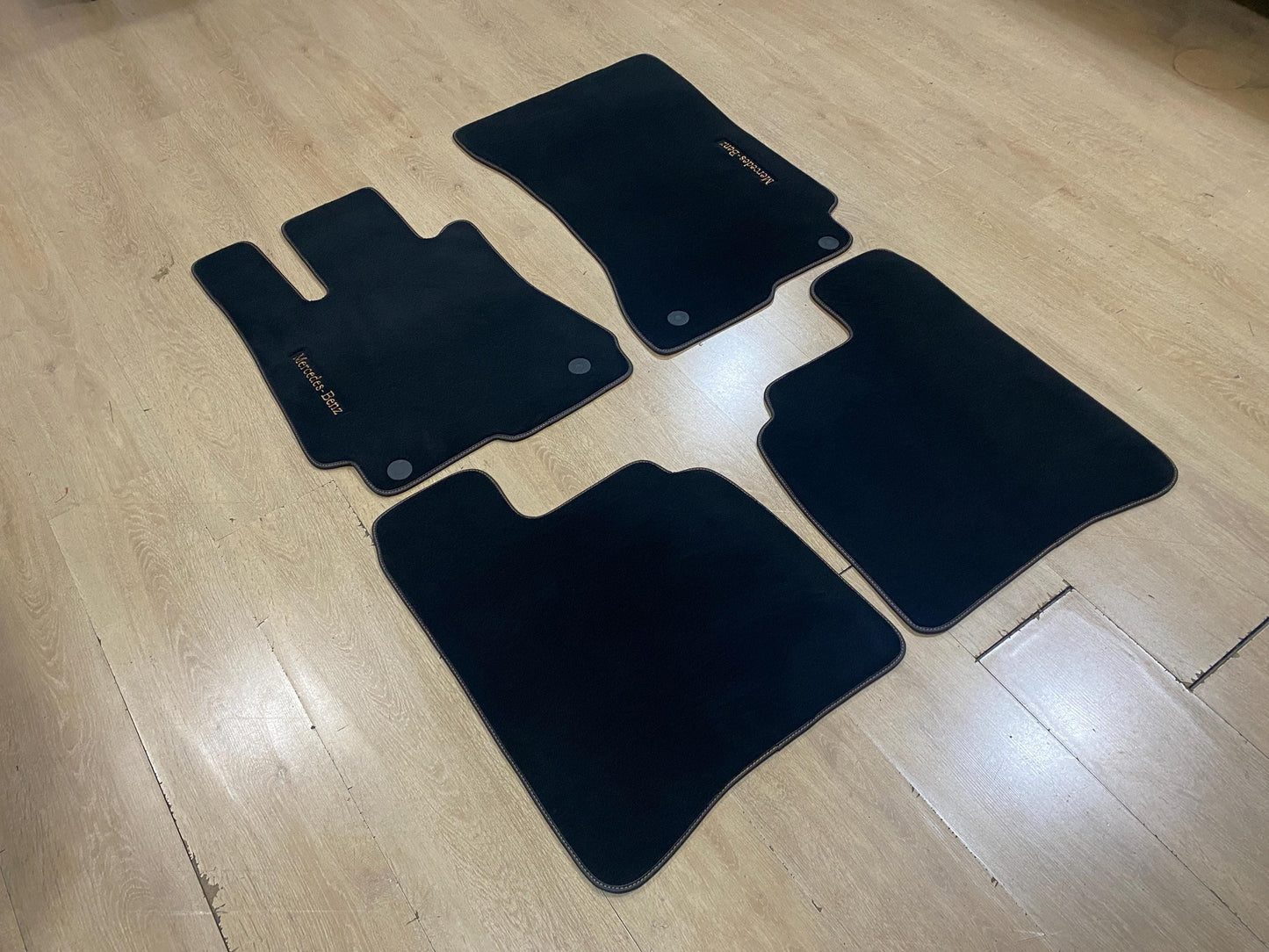 Mercedes S Serisi W221 Uzun 2006-2013 İçin Oto Paspasları, Özel Tasarım, Özel Nakış Logo, Aracınız İçin Özel Paspas Deseni
