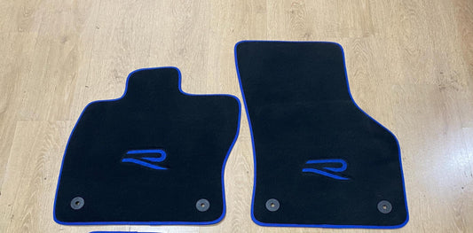 Luxury Floor Car Mats for Volkswagen Golf 8 R 2021 - 2025 RHD , (Fronts Only) , Made to Order