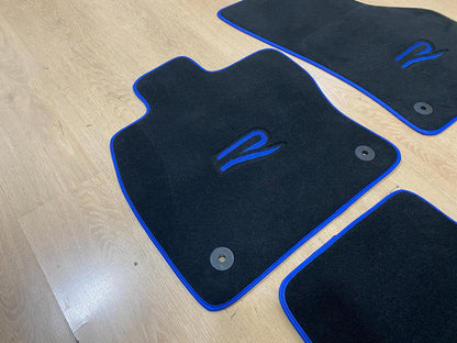 Luxury Floor Car Mats for Volkswagen Golf 8 R 2021 - 2026 , Set of 4 , Made to Order