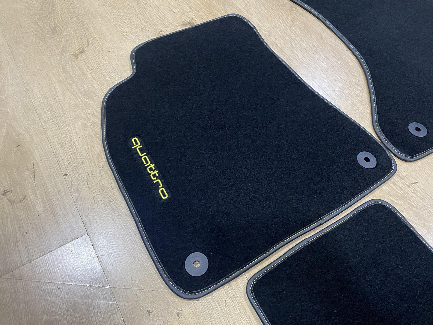 Floor Car Mats For Audi A4 2008-2015 B8 Quattro , Custom Design , Custom Embroidery Logo , Custom Mat Pattern for Your Vehicle
