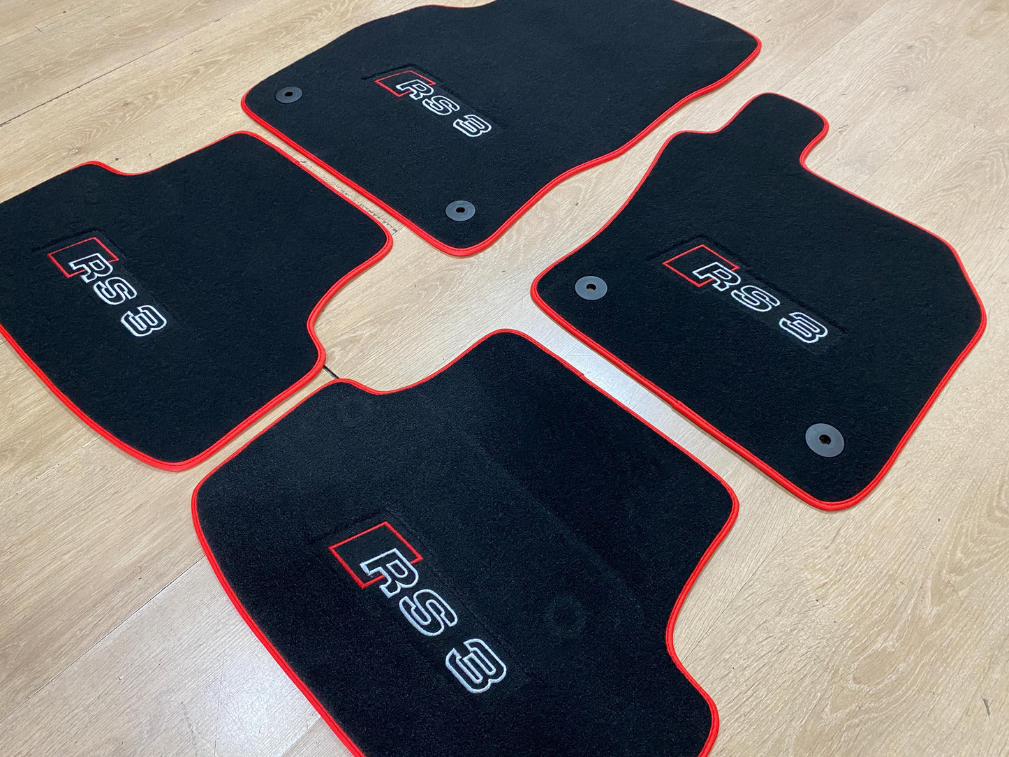 RHD Floor Car Mats For Audi RS3 2021-2025 8Y , Custom Design , Custom Embroidery Logo , Custom Mat Pattern for Your Vehicle