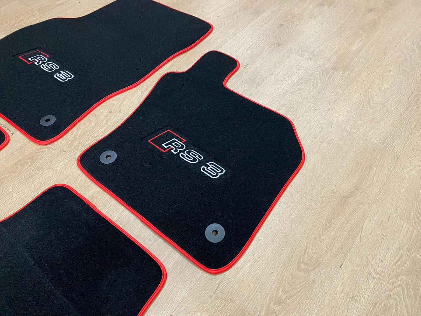 RHD Floor Car Mats For Audi RS3 2021-2025 8Y , Custom Design , Custom Embroidery Logo , Custom Mat Pattern for Your Vehicle