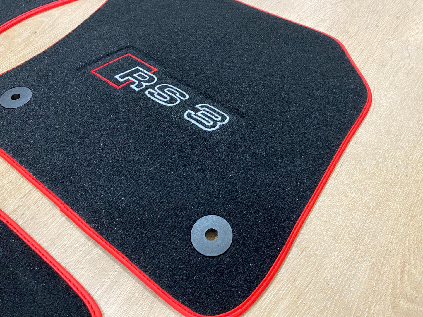 RHD Floor Car Mats For Audi RS3 2021-2025 8Y , Custom Design , Custom Embroidery Logo , Custom Mat Pattern for Your Vehicle