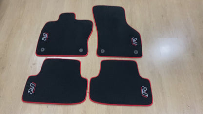 Floor Car Mats For Volkswagen Golf 7 R 2013-2020 , Custom Design , Custom Embroidery Logo , Custom Mat Pattern for Your Vehicle